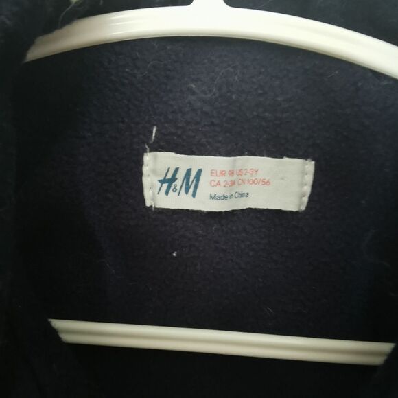 H&M wool pea coat size 2-3 years - Picture 4 of 4